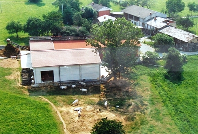 Cascina Fiorita vista dall'alto